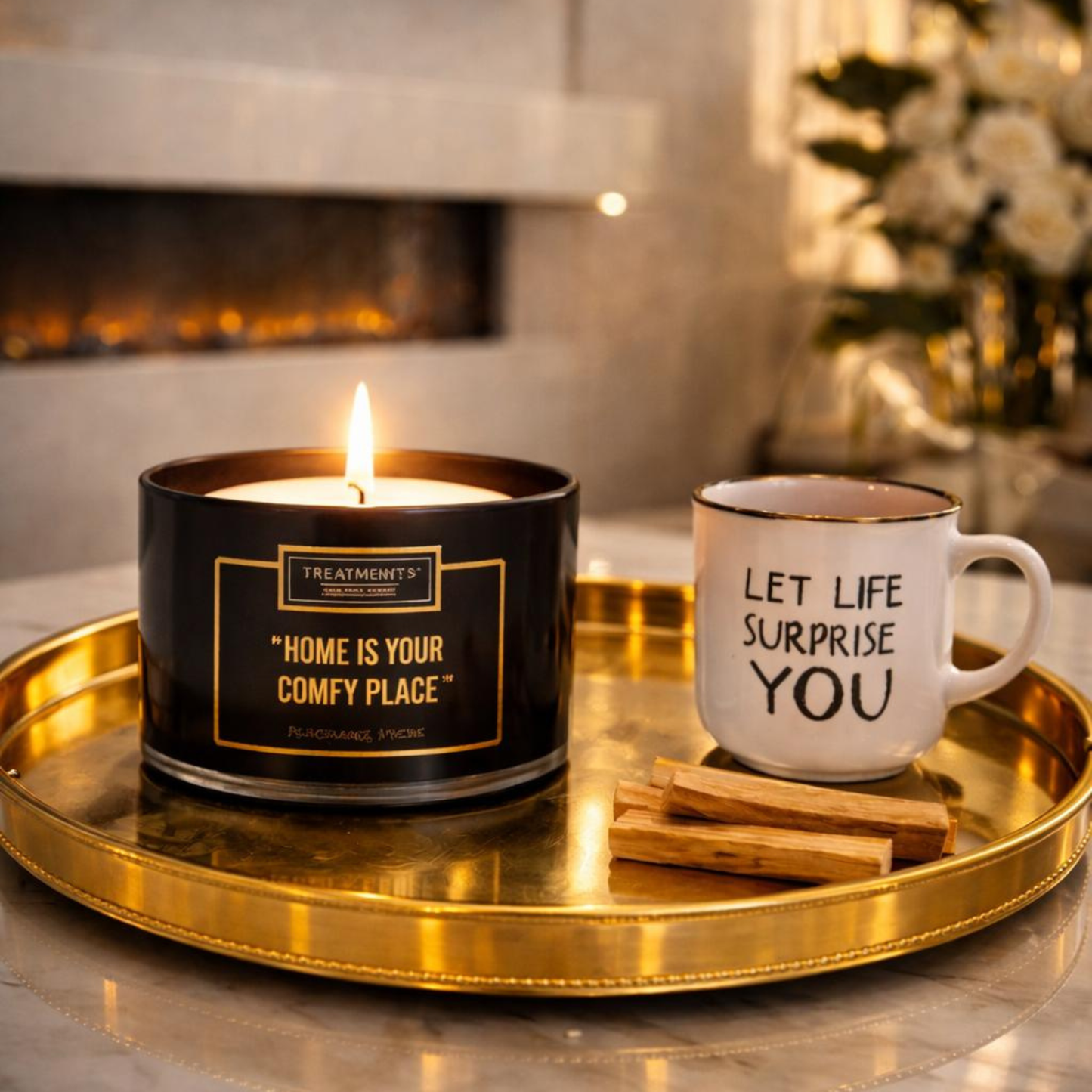Home is Your Comfy Place – Luxury Gift Set | Candle + Diffuser | Ritual by Ligia