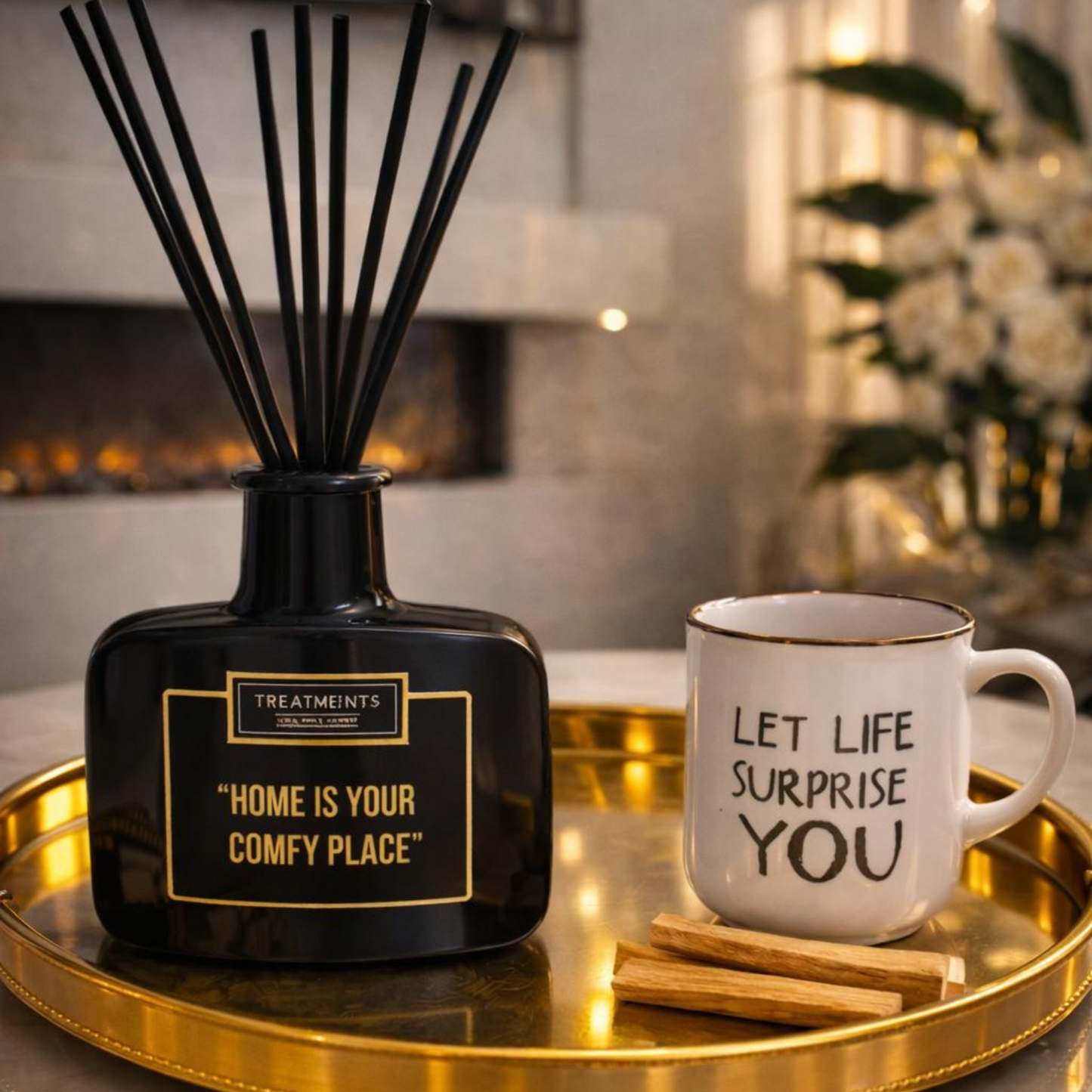 Home is Your Comfy Place – Luxury Gift Set | Candle + Diffuser | Ritual by Ligia