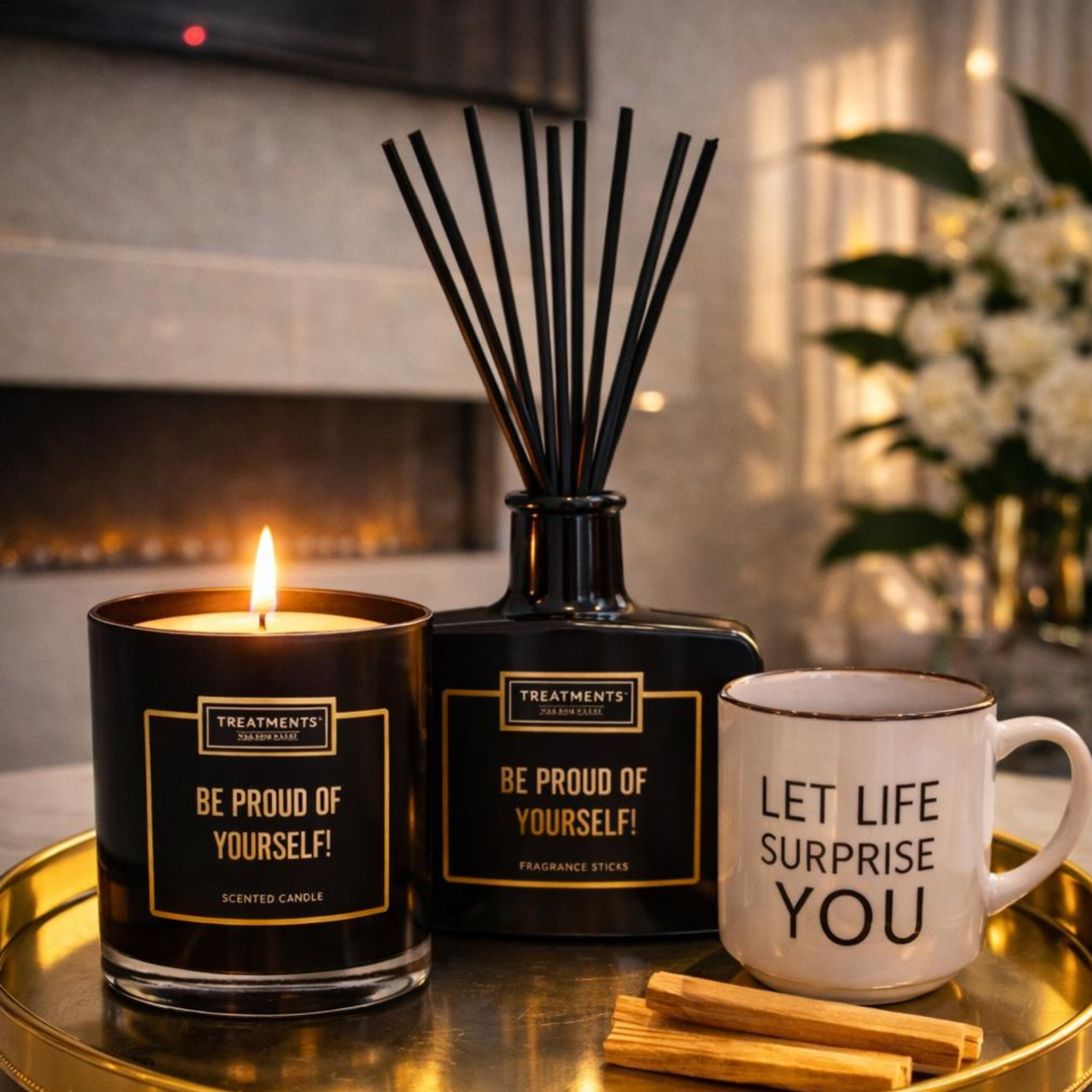 Be Proud of Yourself – Luxury Gift Set | Candle + Diffuser | Ritual by Ligia