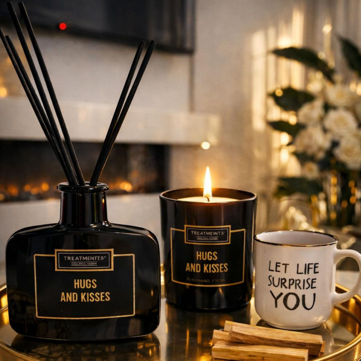Hugs and Kisses – Luxury Gift Set | Candle + Diffuser | Ritual by Ligia