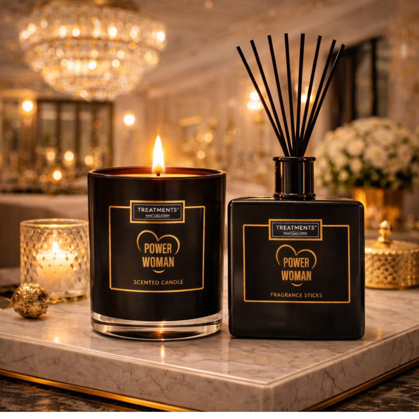 Power Woman Ritual – Luxury Gift Set | Candle + Diffuser | Ritual by Ligia