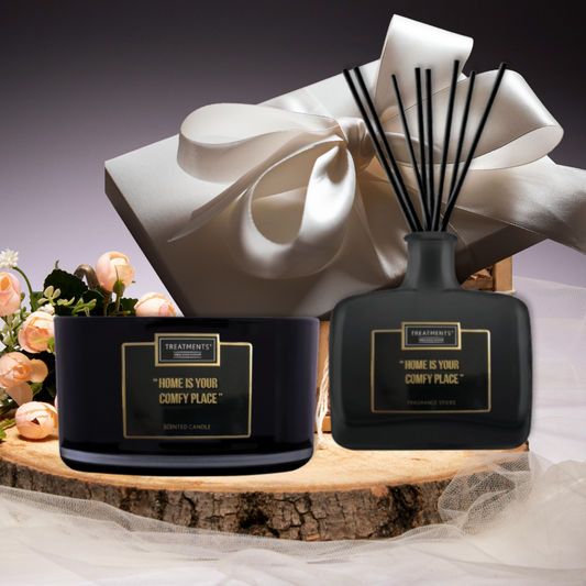 Home is Your Comfy Place – Luxury Gift Set | Candle + Diffuser | Ritual by Ligia