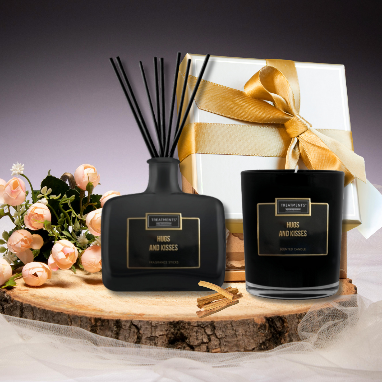 Hugs and Kisses – Luxury Gift Set | Candle + Diffuser | Ritual by Ligia